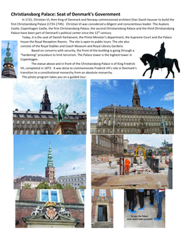 Christiansborg Palace: Seat of Denmark's Government