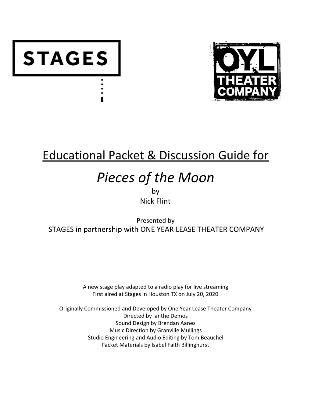 Educational Packet and Discussion Guide