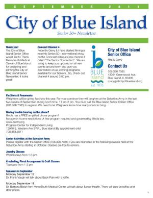 City of Blue Island Senior Office Contact Us