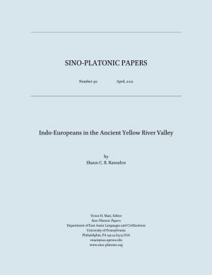 Indo-Europeans in the Ancient Yellow River Valley