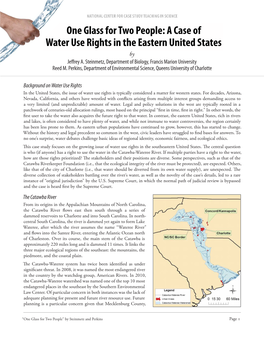 Water Use Rights in the Eastern United States by Jefrey A