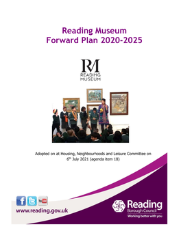 Reading Museum Forward Plan 2020-2025 | 940K