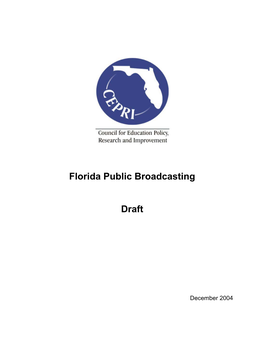 Florida Public Broadcasting Draft