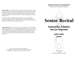 Senior Recital