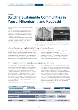 Building Sustainable Communities in Yaesu, Nihonbashi, and Kyobashi