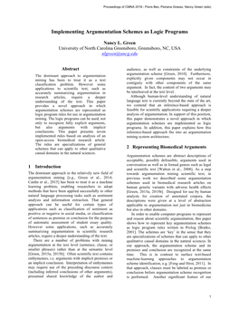 Implementing Argumentation Schemes As Logic Programs