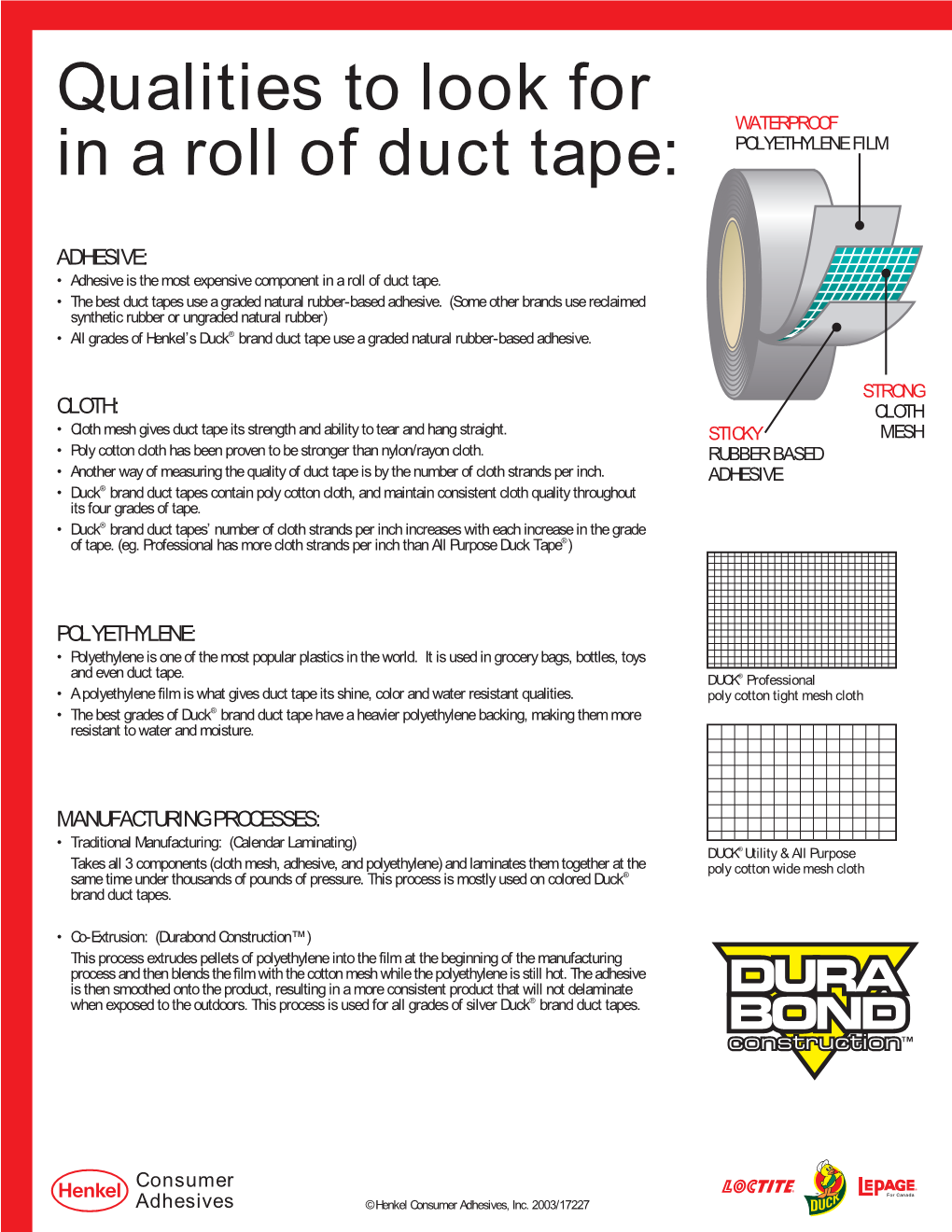 Qualities to Look for in a Roll of Duct Tape