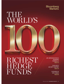 Richest Hedge Funds the World's