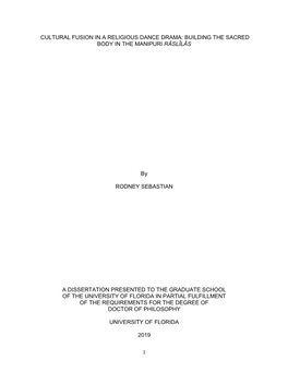 University of Florida Thesis Or Dissertation Formatting