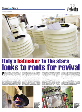Italy's Hatmaker to the Stars