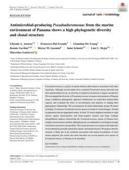 Antimicrobial‐Producing Pseudoalteromonas From