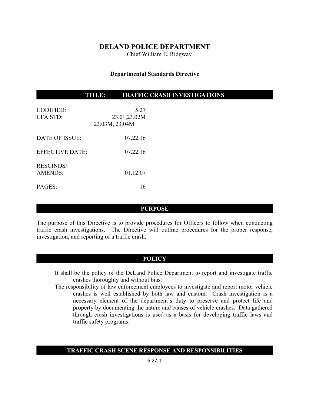 Prisoner Transport & Booking Procedures s1