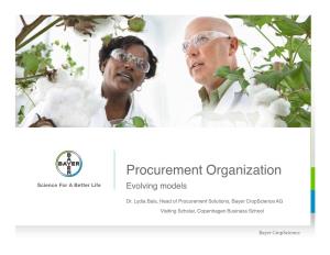 Procurement Organizations
