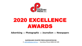 2020 Excellence Awards