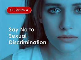 What Is Sexual Discrimination?