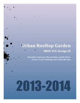 Urban Rooftop Garden BREE 495: Design III