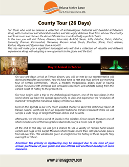 County Tour (26 Days)