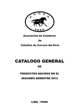 Catalogo General De