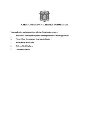 Caln Township Civil Service Commission