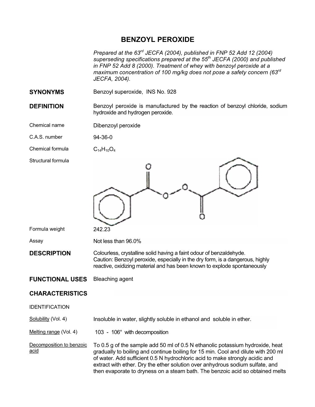 Benzoyl Peroxide