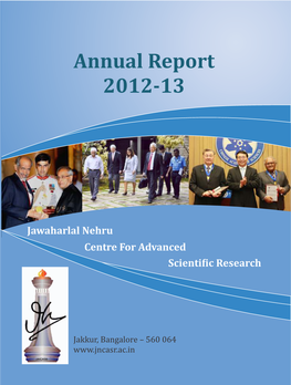 JNCASR-Annual Report 2012-13.Pdf