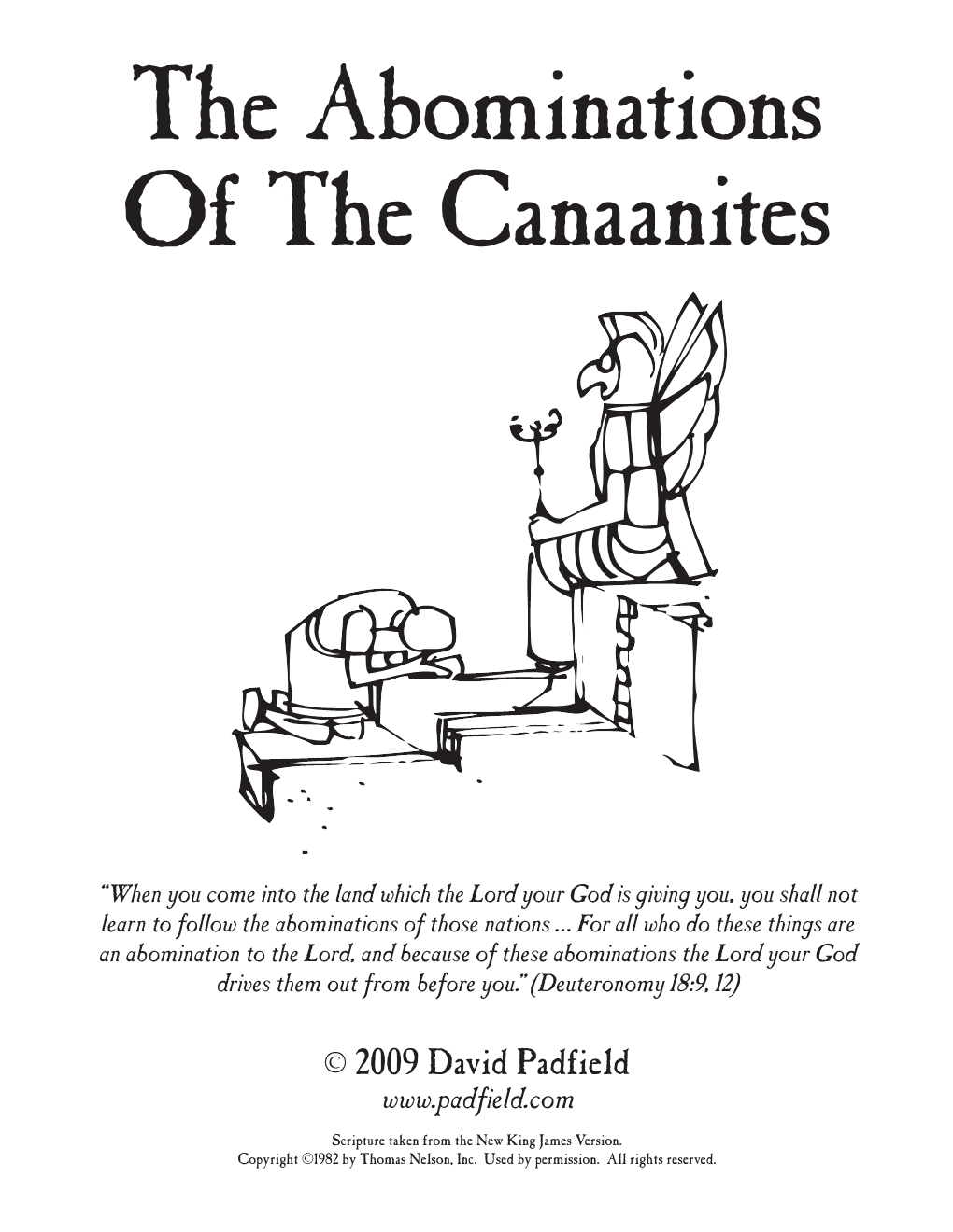 The Abominations of the Canaanites