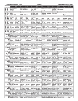 Sunday Morning Grid 11/15/15 Latimes.Com/Tv Times