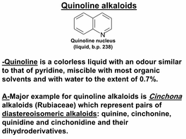1- Alkaloids Derived from Aromatic Amino Acids