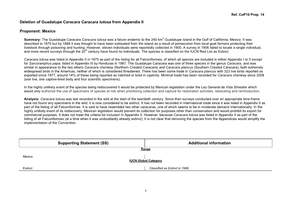 CITES Cop16 Prop. 14 IUCN-TRAFFIC Analysis (PDF, 67KB)