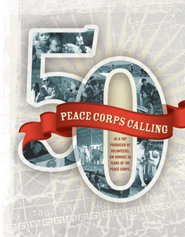 As a Top Producer of Volunteers, GW Honors 50 Years of the Peace Corps