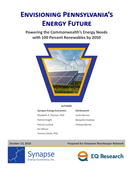 Envisioning Pennsylvania's Energy Future