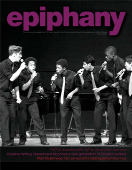 The Community Magazine for the High School for the Performing And