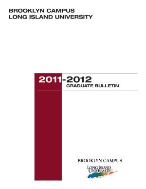 Long Island University Brooklyn Campus Bulletin