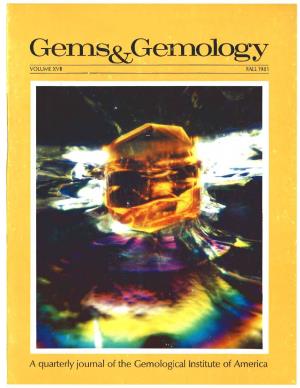 Fall 1981 Gems & Gemology