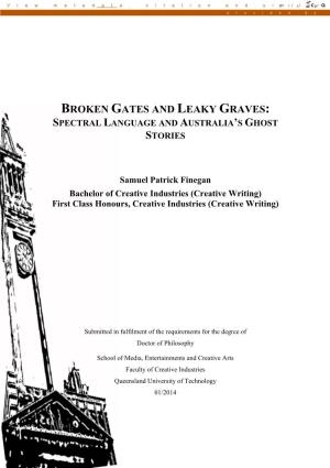 Broken Gates and Leaky Graves: Spectral Language and Australia’S Ghost Stories