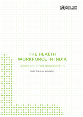 The Health Workforce in India