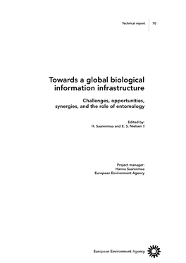 Towards a Global Biological Information Infrastructure