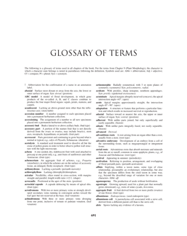 Glossary of Terms