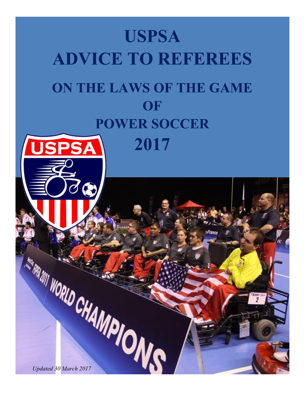FIPFA Referee Supplement, March 2009