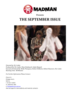 The September Issue MADMAN