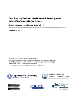 Strategic Industry Clusters 2010 Report