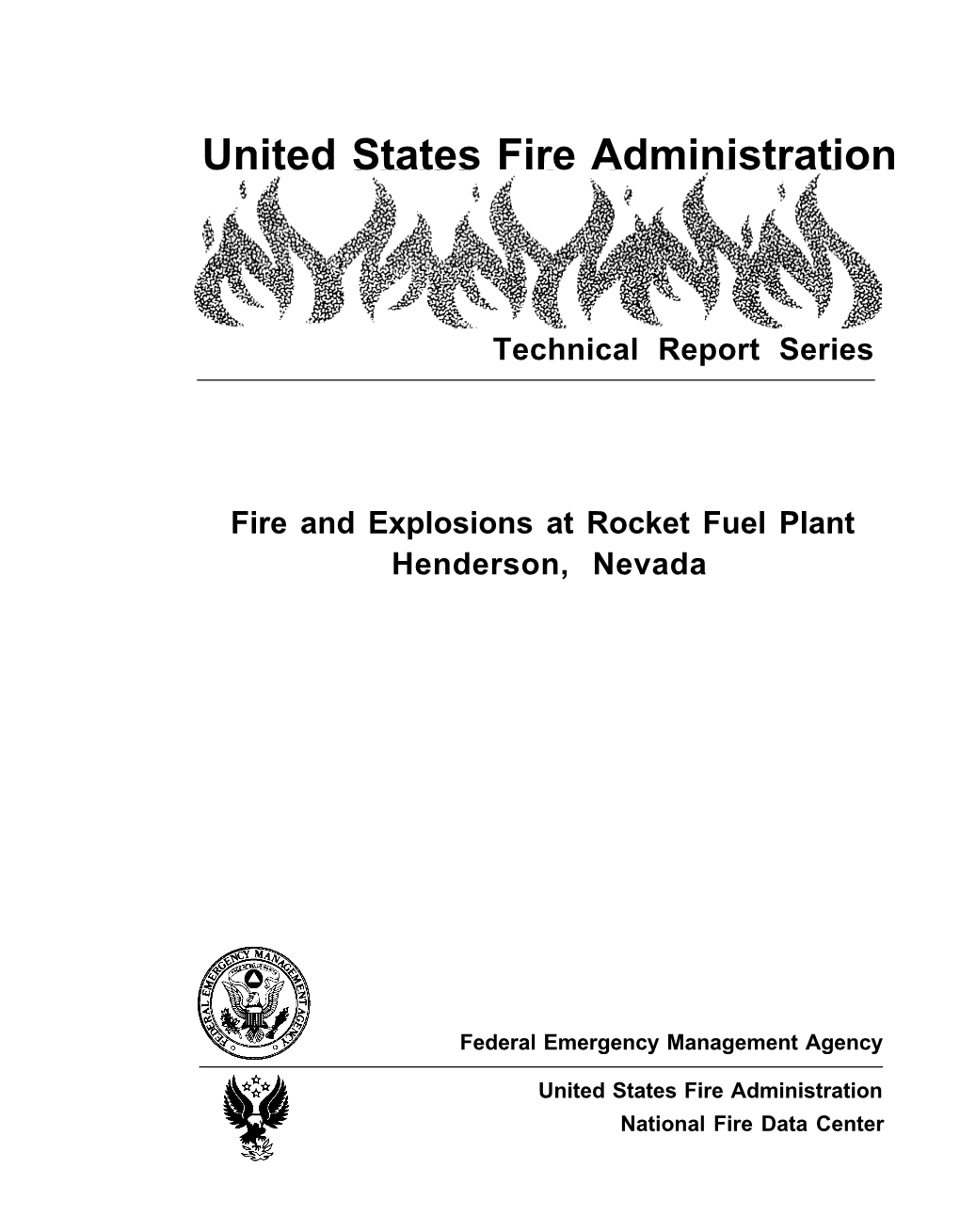 Fire and Explosions at Rocket Fuel Plant Henderson, Nevada (May 4, 1988)