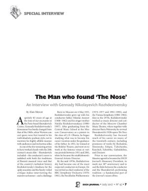The Man Who Found the Nose'