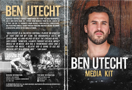 Ben Utecht Is a Talented Football Player. He Started at Tight End for My