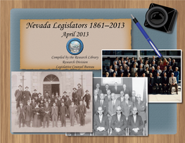 Nevada Legislators 1861-2013