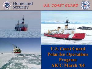 US Coast Guard Polar Ice Operations Program AICC March