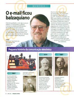 O E-Mail Ficou Balzaquiano