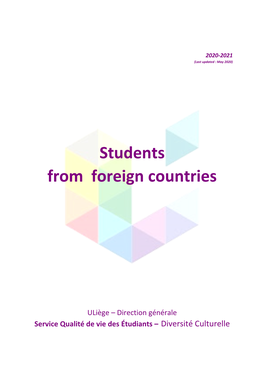 Students from Foreign Countries