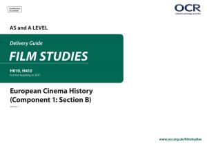 OCR AS and a Level Film Studies