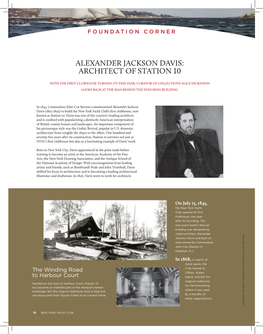 Alexander Jackson Davis: Architect of Station 10